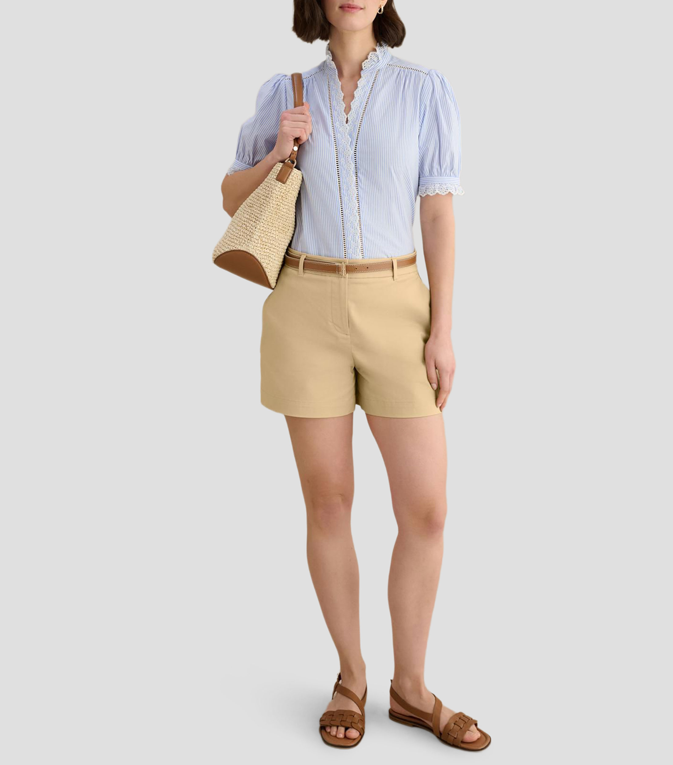 Short liso Mujer